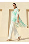 ASYMMETICAL MAXI CREPE TOP - 2