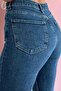 Women's Medium Blue High Waist Spanish Flare Jeans - 2