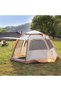 Portable Pop Up Camping Tent 4-6 Person Waterproof Family Outdoor Shelter with Carry Bag