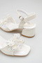 Bow Detailed Heeled Shoes with Stones Evening Dress Shoes Bow Detailed Heeled Shoes Orthopedic Evening Dress Shoes - 4