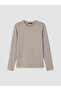 Lcw Everyday Beige Crew Neck Soft Touch Women's T-Shirt - 5