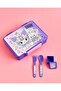 Purple Kurumi Bento Lunch Box With Table Wear