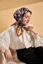 Twill Silk Scarf Noiré Golden Yellow 90X90 - 4