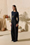 Black Half Elasticated Trousers