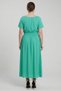 Women Ruched Detail A-line Dress, Green - 4