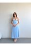 Saten Dantelli Elbise - 3