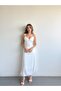 Saten Dantelli Elbise - 3