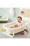 Tubby Foldable Baby Bath Tub for 0-5 Years | Portable Infant Bathtub with Temp Meter - (BEIGE) - 2