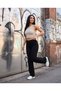 Women's High Waist Lace-Up Loose-Leg Comfortable Fit Sweatpants, Trousers - 2