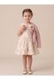Premium Vintage Floral Patterned Girls' Set with Bow Detail