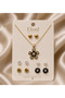 Midnight Blossom Jewelry Set