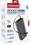 Lucid-45W 20000mAh Power Bank with Retractable USB-C Cable (Black) | Charges 3 Devices, LED Battery Display, QC 3.0 USB-A Output, Built-in Lanyard for iPhone, Galaxy, iPad & more - 8