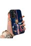 Samsung Galaxy A26 Compatible Silicone Edge Hard Back Case Couple Phone Case with Mbappé Pattern
