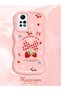 Redmi Note 12 Pro 4g Compatible Case Camera Protector Pink Silicone Couple Phone Case Strawberry Pattern - 2