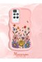 Redmi 10 2022 Compatible Case Camera Protector Pink Silicone Couple Phone Case Floral Pattern - 2