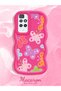 Redmi 10 Compatible Case Camera Protector Red Silicone Couple Phone Case Butterfly Pattern - 2