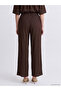 LCW Vision Wide Leg Women's Trousers with Elastic Waist - 4