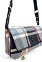 Navy Blue - Navy Blue Plaid Women's Crossbody Bag Sp1278 - 6