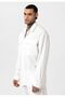 Ribbed Long Sleeve Pocketed Shirt - 3
