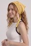 Women's Mesh Lace-Look Multi-Purpose Bandana Summer Beach Compatible Perforated Knitwear Hair Bandana and Waist Accessory