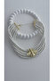 Special Series Bee Design Pearl Choker Necklace - 5