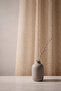 Mira Series Mesh Tulle Curtain Without Pleats - Beige - 3