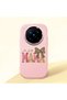 Vivo X200 Pro Compatible Shock-Absorbing Camera Protected Pink Silicone Case