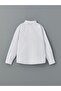 Lcw Kids White Basic Long Sleeve Boy's Shirt - 2