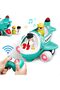RC Airplane Toy with Remote Control Lights Sounds Musical Pretend Play for Kids 2+ Years