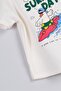100% Cotton Interlock Knitted Fabric Baby and Kids T-Shirt (Surf Day) - 4