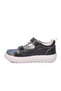 Navy Blue Denim White Boy's Casual Shoes - 2