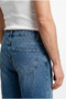Men's Boyfriend Distressed Jean Shorts Blue - 4