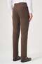 Brown Side Pocket Slim Fit Stretchy Chino Trousers 1003260154 - 3