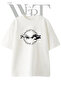 Sauron Yuzuk Design Printed Unisex White Oversize T-Shirt