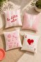 Pink Lobster Patterned 4-Piece Throw Pillow Cover Set - 2