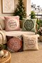 Believe in Yourself Patterned 4-Piece Throw Pillow Cover Set - 2