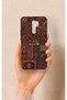 Redmi 9 Compatible Vintage Carpet Patterned Silicone Case