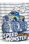 Lcw Kids Ecru Crew Neck Boys' Shorts Pajama Set - 5
