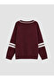 Patterned Girls' Knitwear Sweater - 3