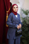 Navy Blue Waist-Tie Kimono and Trousers Linen Set - 3