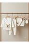 5 Piece 100% Cotton Newborn Baby Hospital Discharge Set with Teddy Bear Pattern Boxed - 2