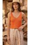 Knitted Openwork Short Blouse - 2