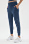 Women's High Waist Scuba Jogger Sweatpants - 4