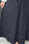 Women's Clothing Plus Size Seersucker Layered Flared Skirt - 2