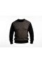 Men's Battal Zero Collar Tricot Sweater with Elastic Waist, Steel Knitting, Classic Fit - 4