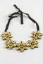 Aconcept Flower Stone (233233) Collar Necklace-Yellow