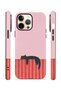 iPhone 14 Pro Vorian Double Layer Case Lazy Cat Sunset - 2