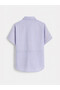Plum Striped Women's Shirt - 6