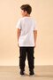Unisex Kids 100% Cotton Short Sleeve Basic T-Shirt 2055 White - 7