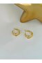 3-Piece Look Steel Hoop Earrings - 2